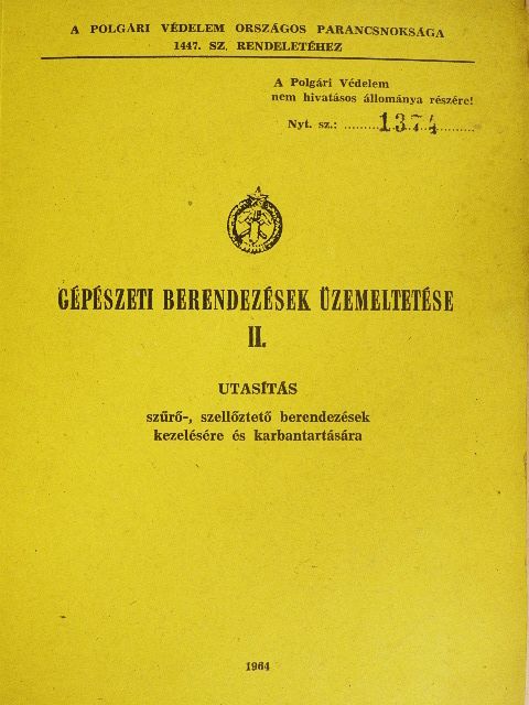 Gépészeti berendezések üzemeltetése II. [antikvár]