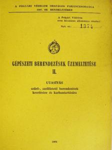 Gépészeti berendezések üzemeltetése II. [antikvár]