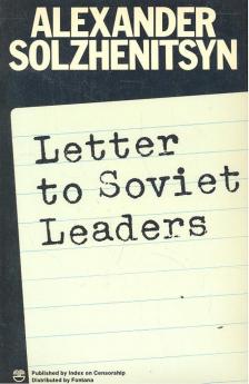 Solzhenitsyn, Alexander - Letter to Soviet Leaders [antikvár]