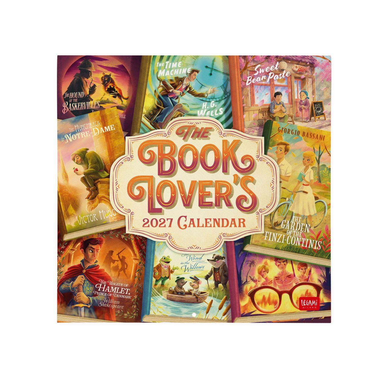 CAL270046 - Legami falinaptár (30x29 cm) Book Lovers  2027