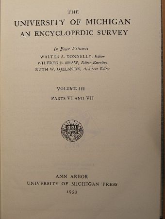 The University of Michigan III. [antikvár]