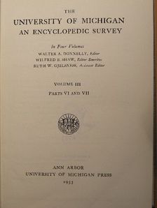 The University of Michigan III. [antikvár]