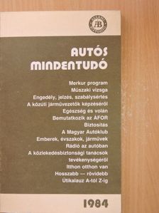Békefi József - Autós mindentudó 1984 [antikvár]