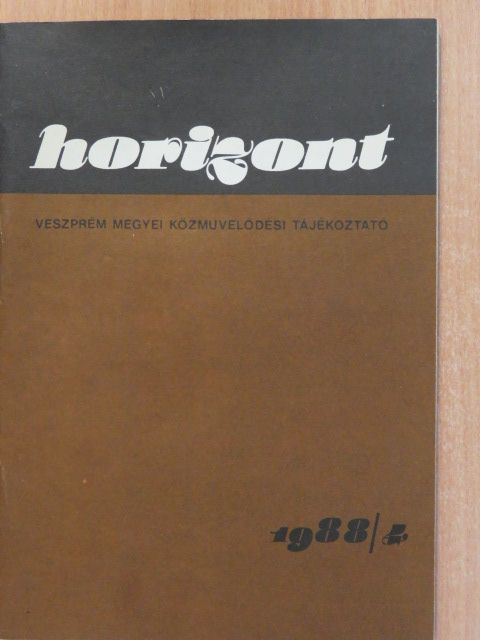 Barták Péter - Horizont 1988/4 (dedikált példány) [antikvár]