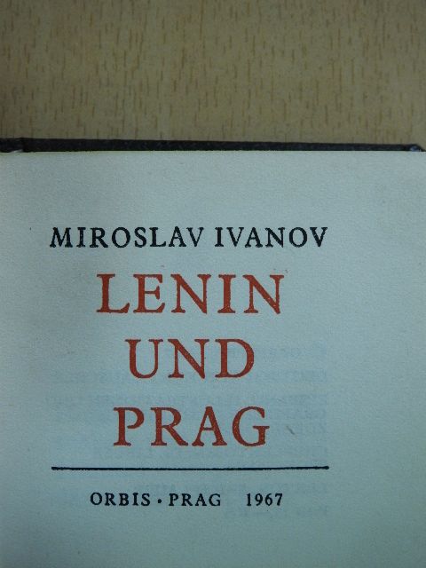 Miroslav Ivanov - Lenin und Prag (minikönyv) [antikvár]