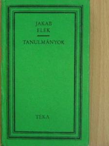 Jakab Elek - Tanulmányok [antikvár]
