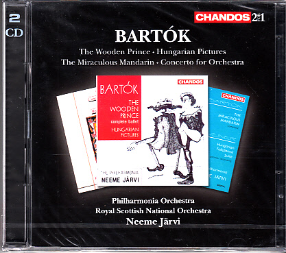 BARTÓK - ORCHESTRAL WORKS 2CD NEEME JARVI