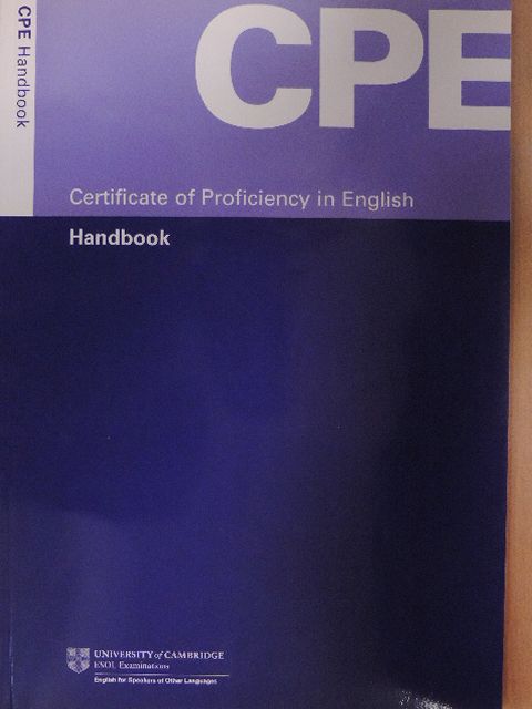 CPE Handbook [antikvár]