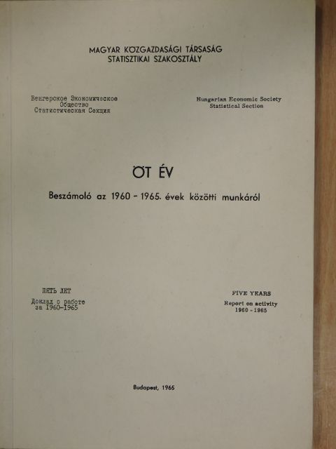 Öt év [antikvár]
