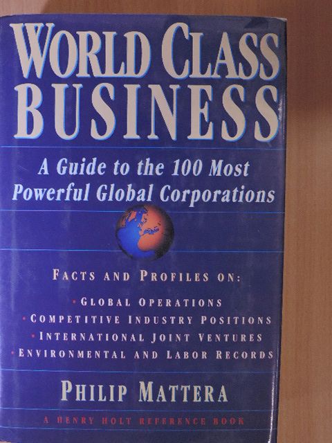 Philip Mattera - World Class Business [antikvár]