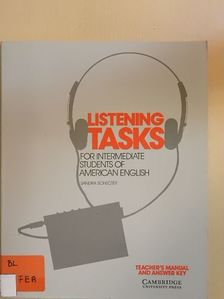 Sandra Schecter - Listening Tasks - Teacher's Manual and Answer Key [antikvár]