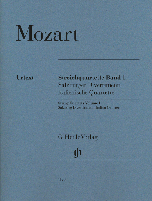 MOZART, W,A, - STREICHQUARTETTE BAND I, SALZBURGER DIVERTIMENTI, ITALIENISCHE QUARTETTE