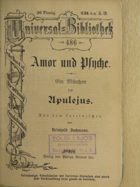 Apuleius - Amor und Psyche (gótbetűs) [antikvár]