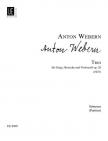 WEBERN,ANTON - TRIO FÜR GEIGE,BRATSCHE UND VIOLONCELL OP.20,PARTITUR UND STIMMEN