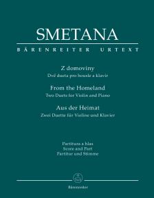 SMETANA - FROM THE HOMELAND. TWO DUETS FOR VIOLIN AND PIANO