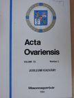 Balázs Ferenc - Acta Ovariensis 33/2. [antikvár]