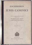 SIPOS ISTVÁN - Enchiridion Iuris Canonici [antikvár]