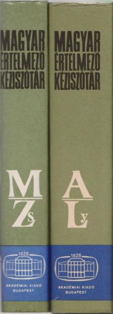 Juhász József, Kovalovszky Miklós, O. Nagy Gábor, Szőke István - Magyar értelmező kéziszótár I-II. kötet [antikvár]
