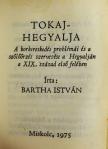 Bartha István - Tokaj-Hegyalja (minikönyv) [antikvár]