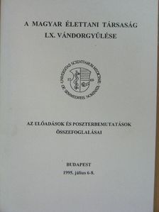 Adamicza Á. - A Magyar Élettani Társaság LX. Vándorgyűlése [antikvár]