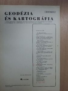 Bacsa Imre - Geodézia és kartográfia 1978/6. [antikvár]