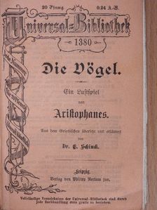 Aristophanes - Die Vögel (gótbetűs) [antikvár]
