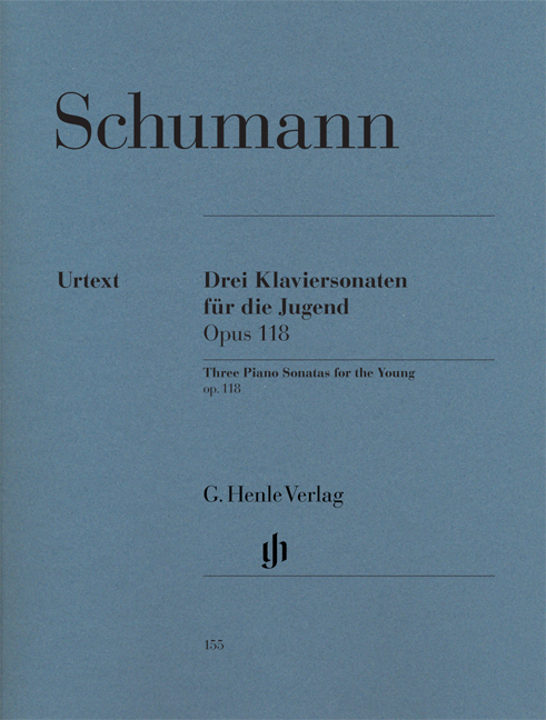 Schumann, Robert - DREI KLAVIERSONATEN FÜR DIE JUGEND OP.118 URTEXT (HERTTRICH/SCHILDE)