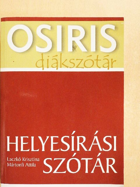 Laczkó Krisztina - Helyesírási szótár [antikvár]