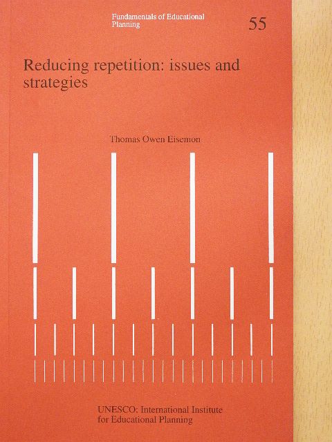 Thomas Owen Eisemon - Reducing repetition: issues and strategies [antikvár]