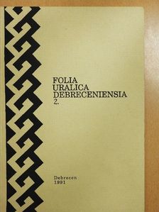 Csúcs Sándor - Folia Uralica Debreceniensia 2. [antikvár]