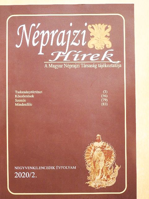 Bán Andrea - Néprajzi Hírek 2020/2. [antikvár]