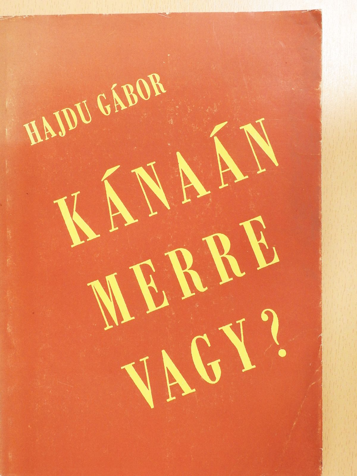 Hajdu Gábor - Kánaán merre vagy? (dedikált példány) [antikvár]