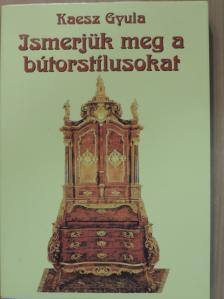 Kaesz Gyula - Ismerjük meg a bútorstílusokat [antikvár]