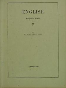 Dr. Bíró Lajos Pál - English III. [antikvár]