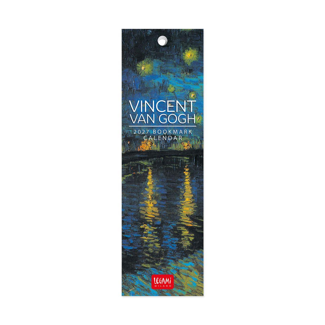 CAL270163 - Legami könyvjelző naptár (5,5x18 cm) Vincent van Gogh, 2027