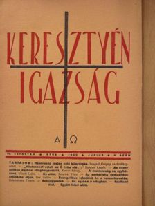 Belohorszky Ferenc - Keresztyén Igazság 1940. junius [antikvár]