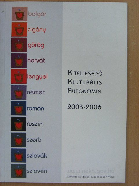 Dr. Buzál Attila - Kiteljesedő Kulturális Autonómia 2003-2006 [antikvár]