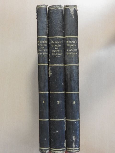 J. Gaume - Geschichte der hauslichen Gesellschaft I-III. (gótbetűs) [antikvár]