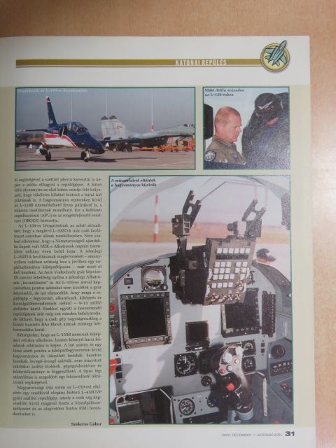 Csáki Imre - Aero Magazin 2002. december [antikvár]