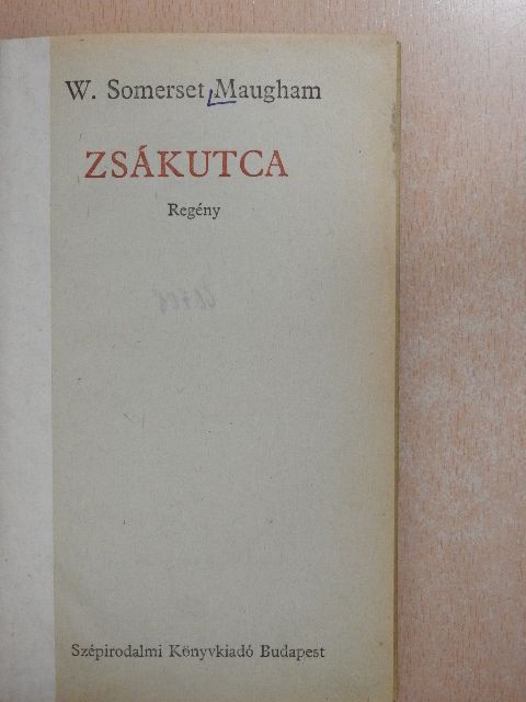 W. S. Maugham - Zsákutca [antikvár]