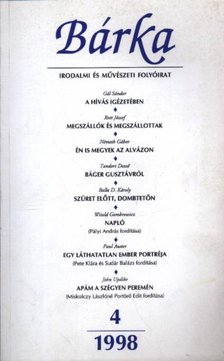 Kántor Zsolt - Bárka 1998/4 [antikvár]