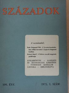 Barta Gábor - Századok 1975/1. [antikvár]