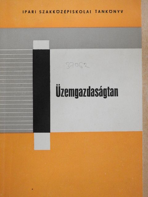 Dr. Molnár Zoltán - Üzemgazdaságtan [antikvár]