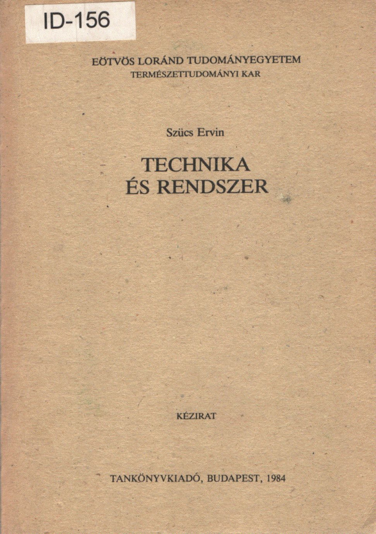 Technika és rendszer [antikvár]
