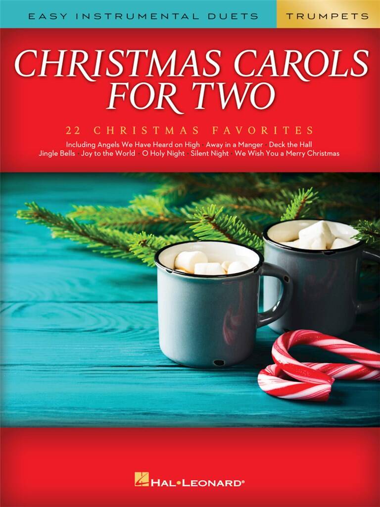 CHRISTMAS CAROLS FOR TWO TRUMPETS. EASY INSTRUMENTAL DUETS