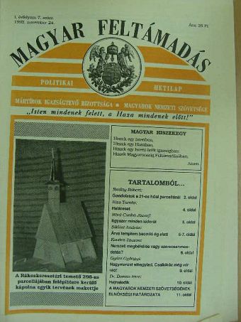 Dr. Boross Imre - Magyar Feltámadás 1992. november 24. [antikvár]