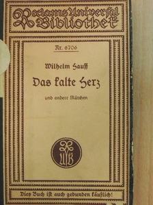 Wilhelm Hauff - Das kalte Herz (gótbetűs) [antikvár]
