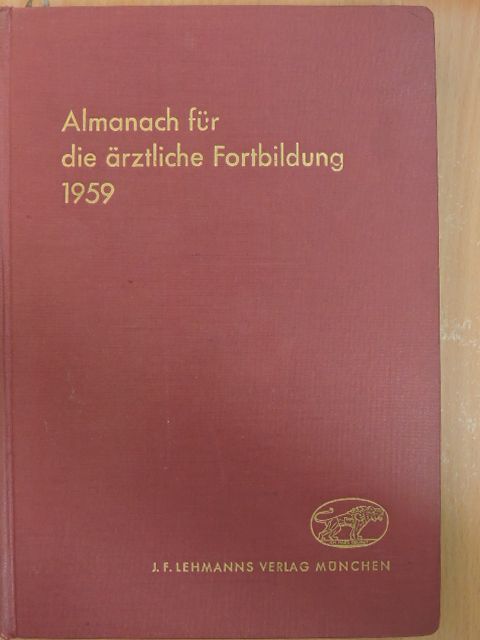 H. Baur - Almanach für die ärztliche Fortbildung 1959 [antikvár]