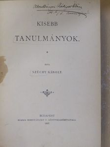 Széchy Károly - Kisebb tanulmányok [antikvár]