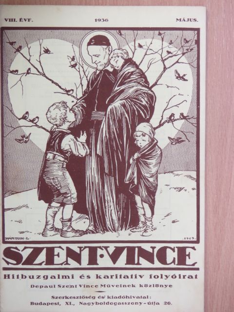 Dr. Tamás József - Szent Vince 1936. május [antikvár]